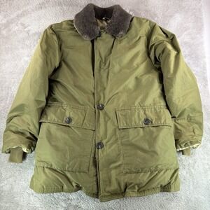 60s Eddie Bauer L Blizzard Proof Expedition Goose Down Lining Outfitter Coat USA